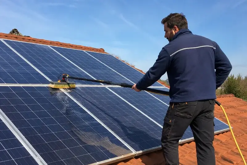 Nettoyage et entretien de panneaux solaires à Vauvert